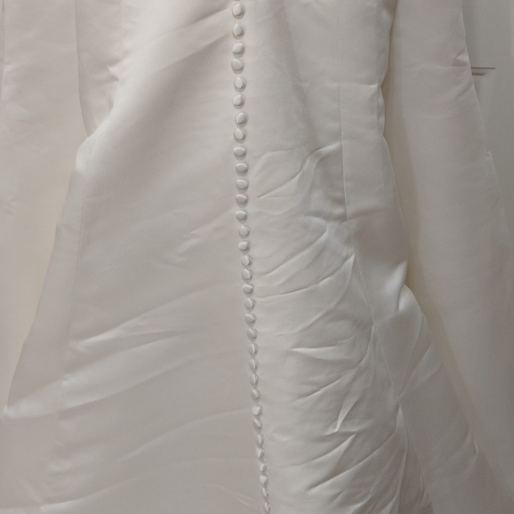 Jasmine Bridal Vneck A Line Wedding Gown*sale* - Picture 2 of 8